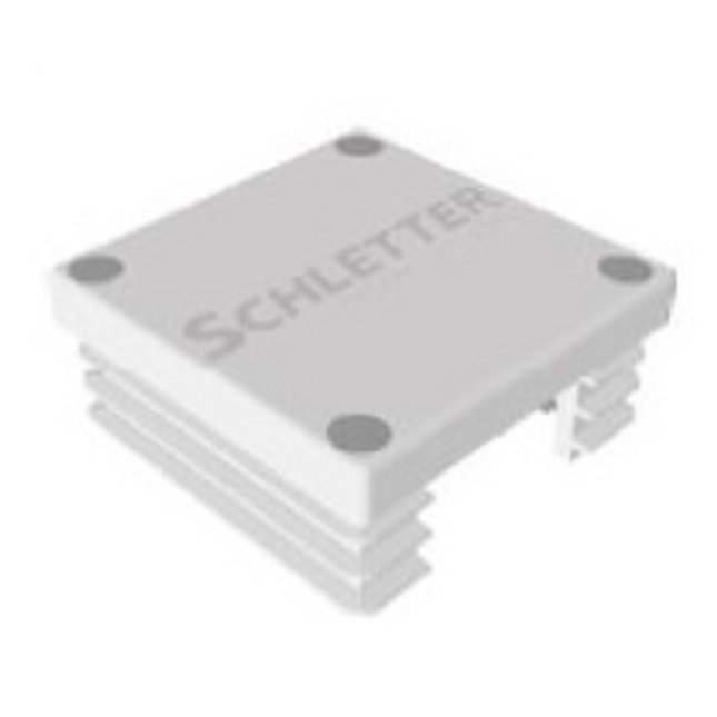 Plastic End Cap Solo Profi05 Grey