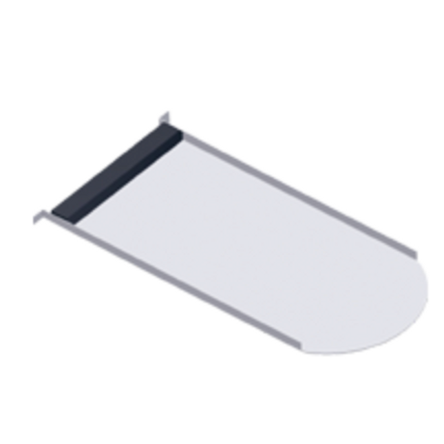 Sheet metal replacement tile 170 x 380 for UK Plain Tile