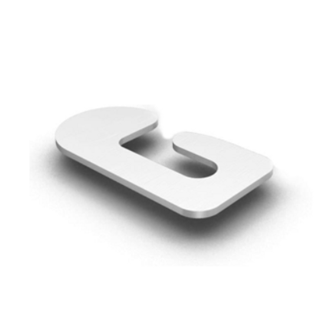 Distance plate for roof hooks