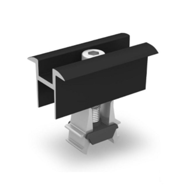 Universal mid clamp OneMid 30-42 mm, black anodised