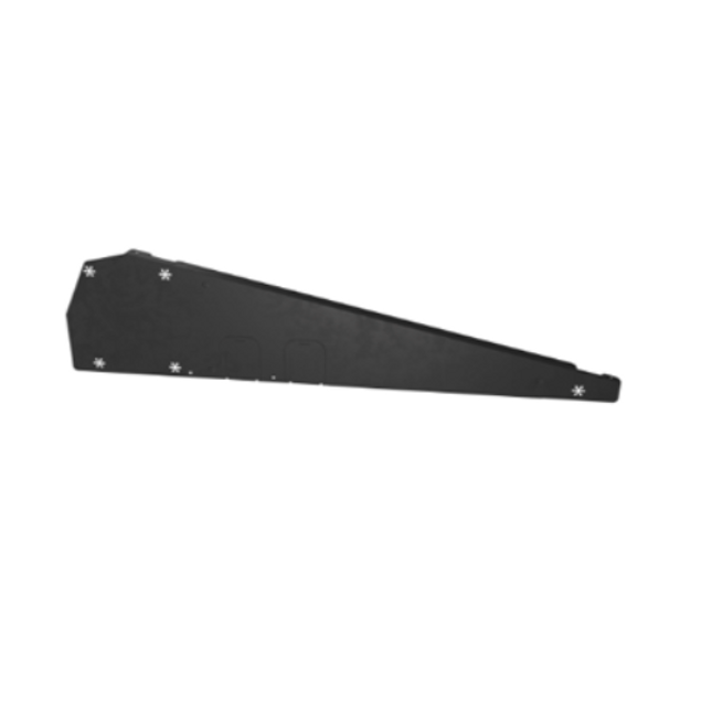 FlatFix Fusion Wind Deflector Left Portrait - Black