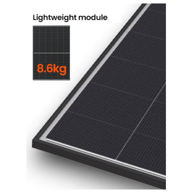 Aiko Nebular 2P 445W N-Type ABC, 54 Cell, Black Frame