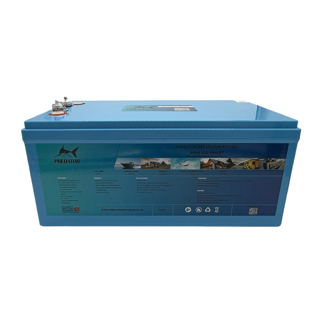 Predator PR48-100-XBH/67 48v 100ah Waterproof Bluetooth, Heating And Canbus