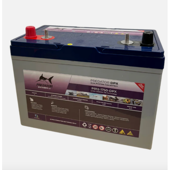 Predator PR12-1750DT-DPX Dual Purpose Xtreme 125ah 875CCA