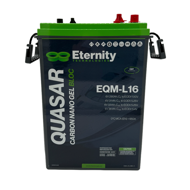 Quasar EQM-L16 6v 361ah 650CCA Carbon Nano Tube Gel