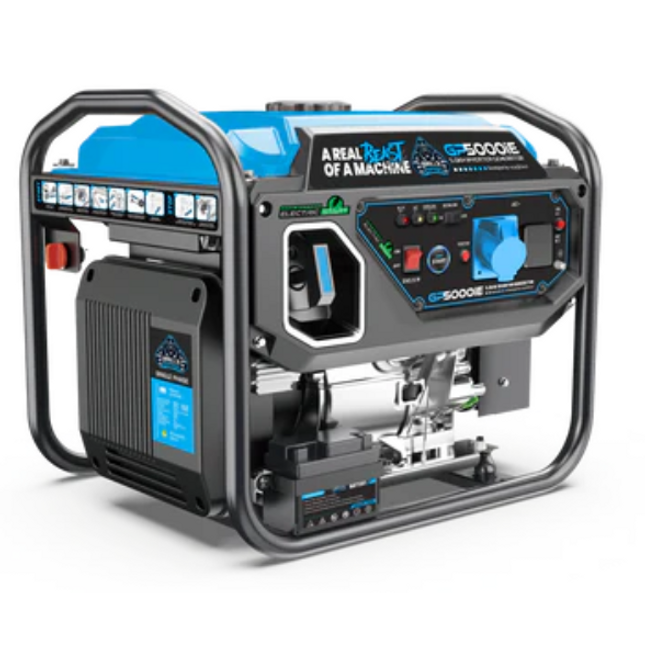 Gorilla Power 5000W Inverter  Open Frame Generator with  Electric Start