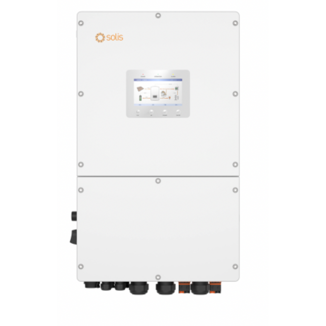 Solis S6 50kW 3 Phase Hybrid Inverter with DC - 4 MPPT for HV Batteries (WIFI/LAN) - To Be Used with PrimePower Only