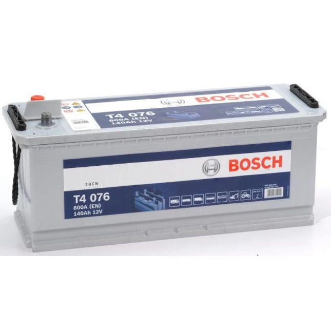 T4 076 BOSCH TRUCK BATTERY 12V 140AH (CCA 800 amps) UK 630HD T4076-Powerland