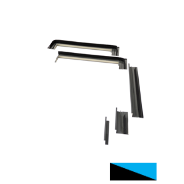 Clearline Fusion M10 portrait corner conversion kit, right top corner - Powerland Renewable Energy