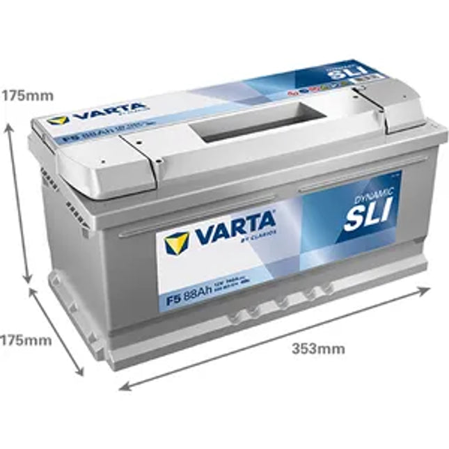 F5 VARTA BLACK DYNAMIC CAR BATTERY 12V 85AH CCA (EN) 740 (588403074)