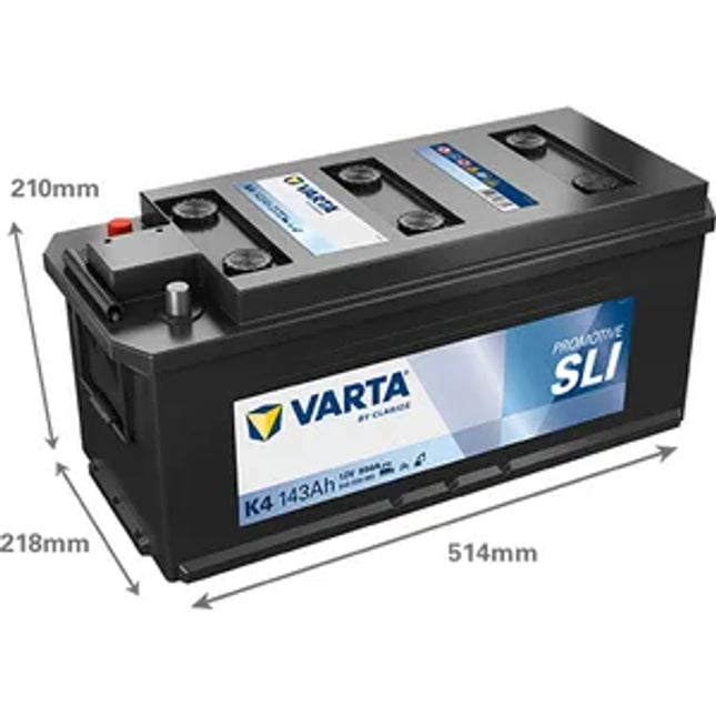 622UR (K4) VARTA PROMOTIVE BLACK 12V 143AH 643033095