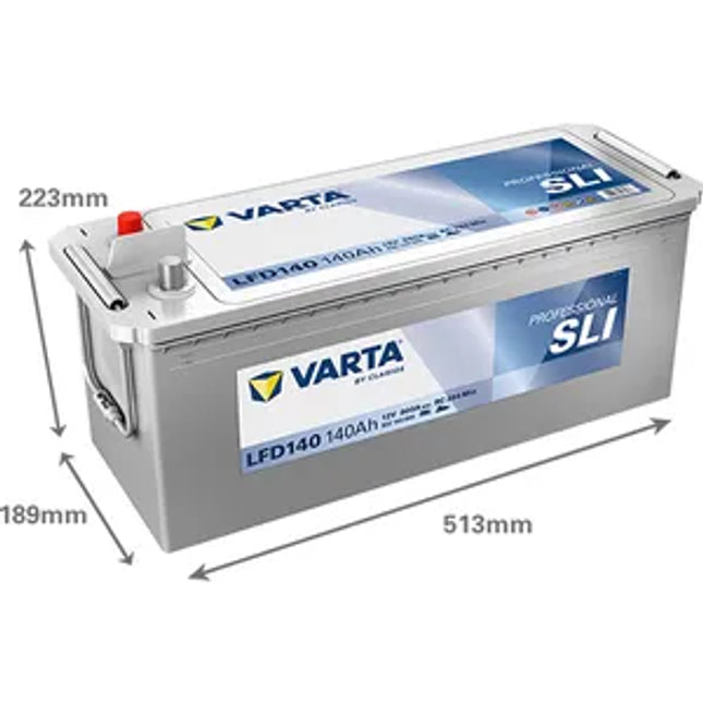 LFD140 Varta Professional Dual Purpose DC Leisure Battery 140Ah (930140080) - Powerland.co.uk