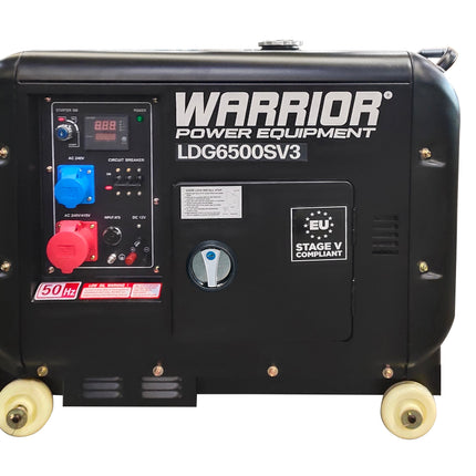 Warrior 6.25 kva 3-phase Diesel Generator - LDG6500SV3 - Powerland Renewable Energy