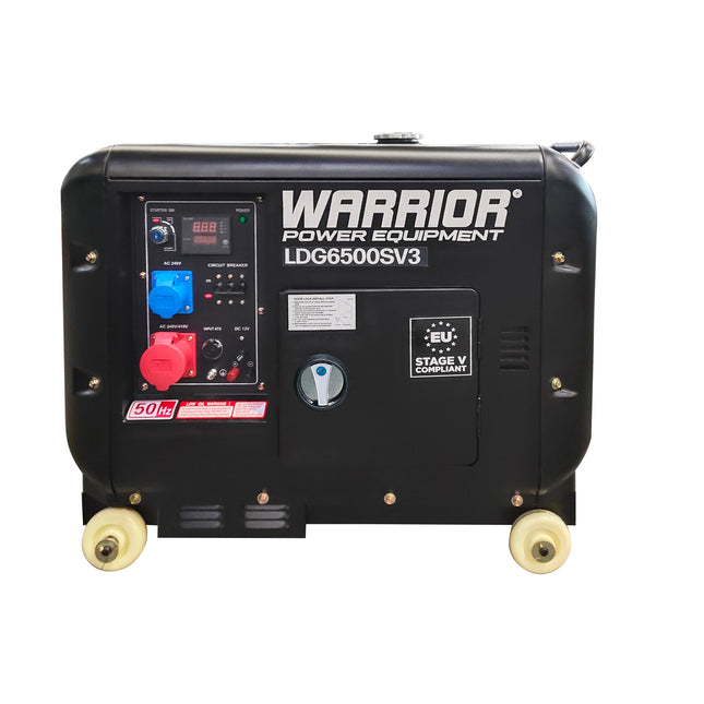 Warrior 6.25 kva 3-phase Diesel Generator - LDG6500SV3 - Powerland Renewable Energy
