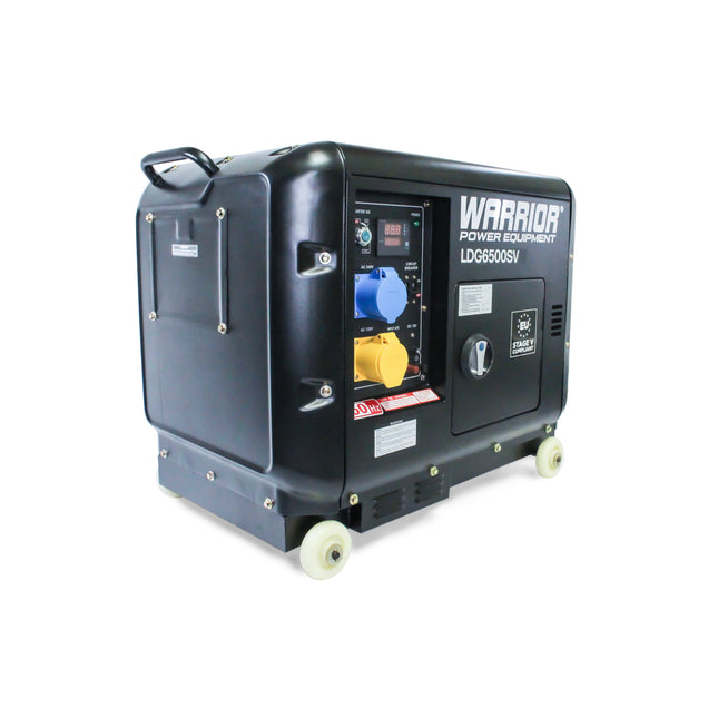 Warrior 6.25 kva Diesel Generator - LDG6500SV - Powerland Renewable Energy