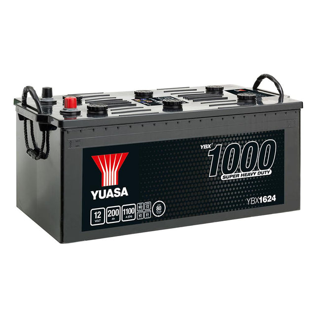 Yuasa YBX1624 12V 200Ah 1100A Super Heavy Duty Commercial Vehicle Battery-Powerland