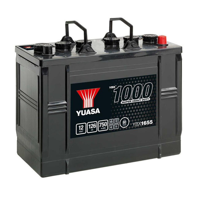 Yuasa YBX1655 12V 126Ah 750A Super Heavy Duty Commercial Vehicle Battery-Powerland