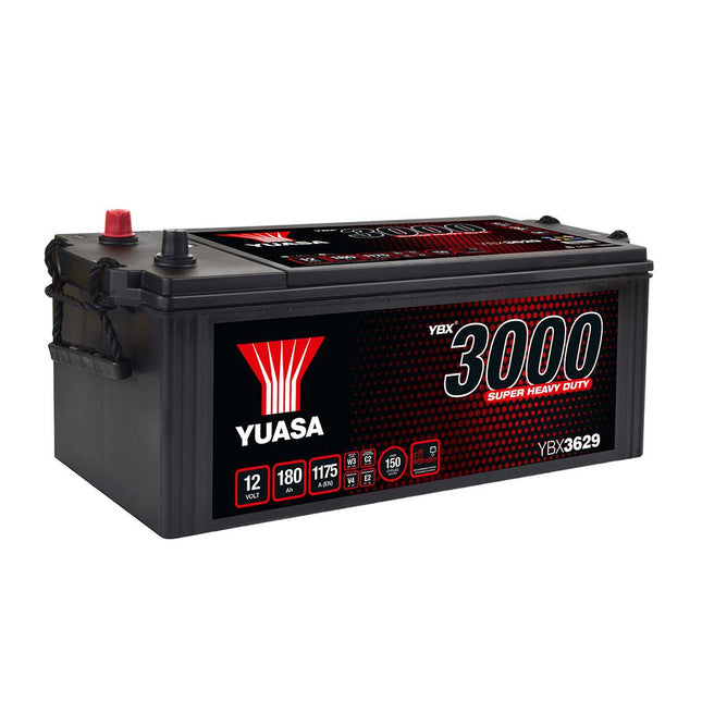 Yuasa YBX3629 12V 180Ah 1175A Super Heavy Duty SMF Commercial Vehicle Battery-Powerland