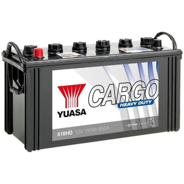 618HD YUASA CARGO HEAVY DUTY BATTERY 12V 110AH YBX1618 650 CCA-Powerland