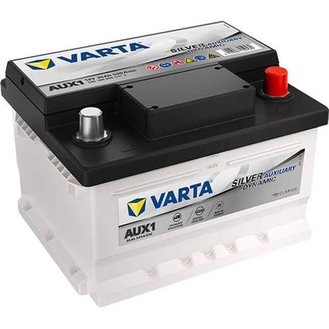 062 VARTA (MERCEDES SL STARTER) SILVER DYNAMIC CAR BATTERY 35AH AUX1 A230541000-Powerland