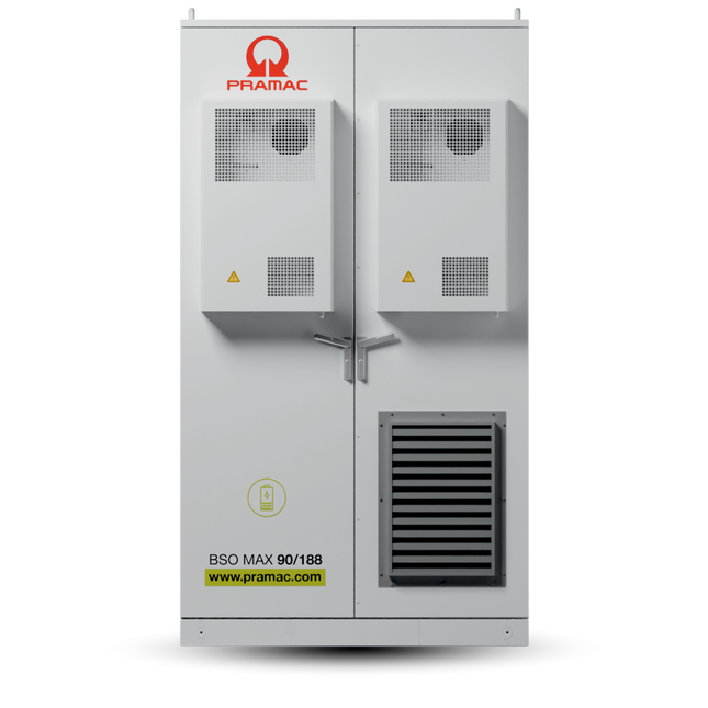 Pramac BSO MAX 90kW / 188kWh Outdoor Battery Storage System