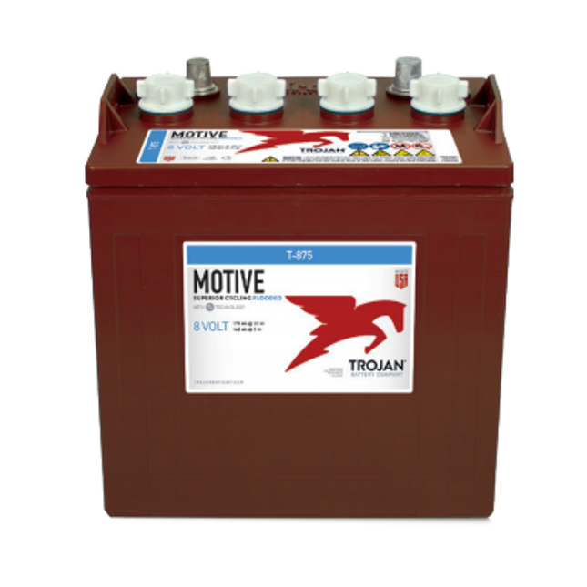 T-875 TROJAN BATTERY DEEP CYCLE (T875) 8V 170Ah-Powerland