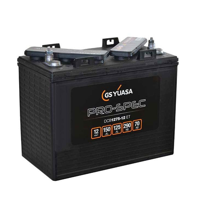 DCB1275-12 YUASA PRO SPEC DEEP CYCLE BATTERY 12V 150AH T1275-Powerland