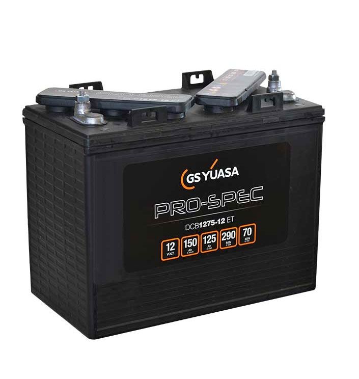 DCB1275-12 YUASA PRO SPEC DEEP CYCLE BATTERY 12V 150AH T1275-Powerland