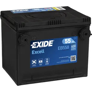 EB558 EXIDE EXCELL CAR BATTERY WG75SE - Powerland Renewable Energy