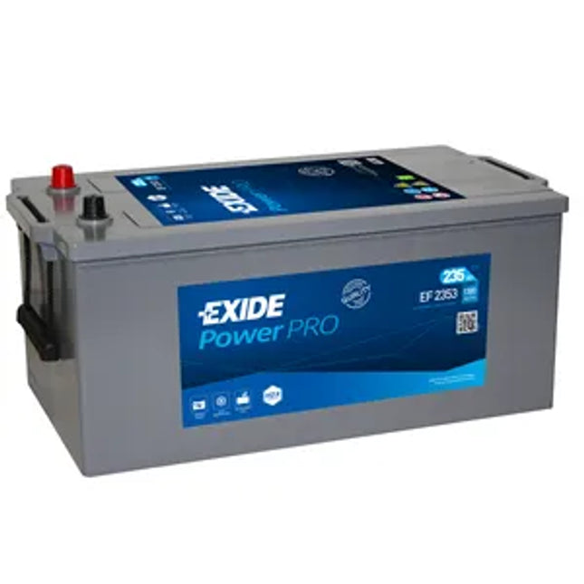 EF2353 EXIDE PROFESSIONAL POWER HDX BATTERY 12V 235AH - Powerland Renewable Energy