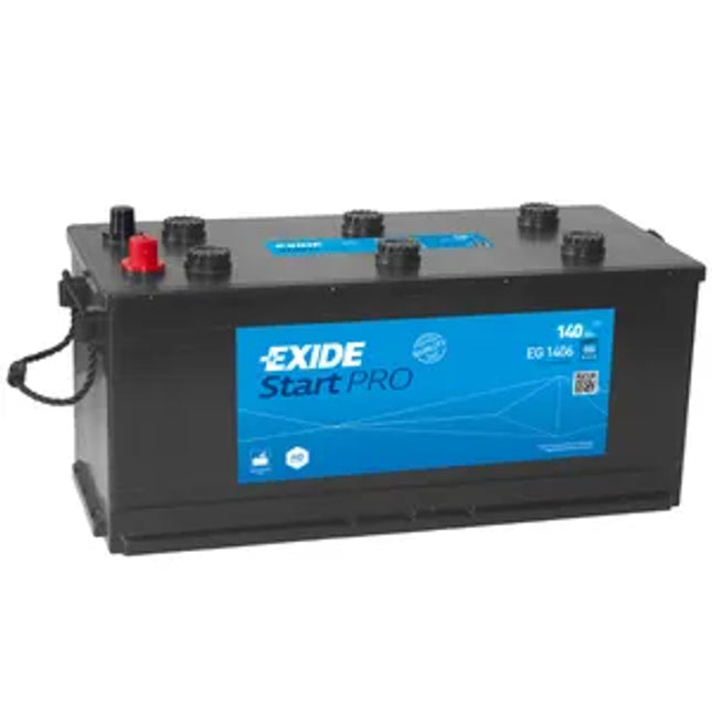 W615SE EXIDE HEAVY DUTY COMMERCIAL PROFESSIONAL BATTERY 12V 140AH EG1406 - Powerland Renewable Energy