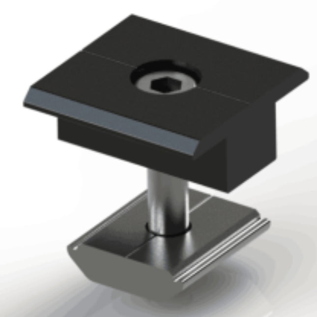 Fastensol Black Mid Clamp 30mm