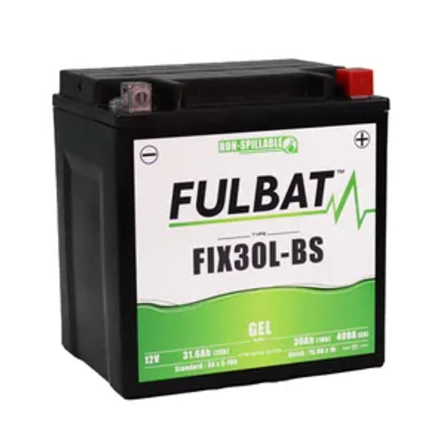 FIX30L-BS GEL Fulbat Motorcycle Battery