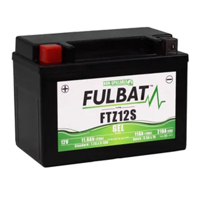 FTZ12S GEL Fulbat Motorcycle Battery