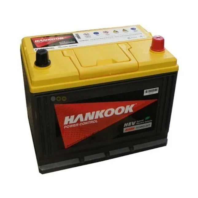 Hankook AXS65D26L AGM Starter Battery: Type 068
