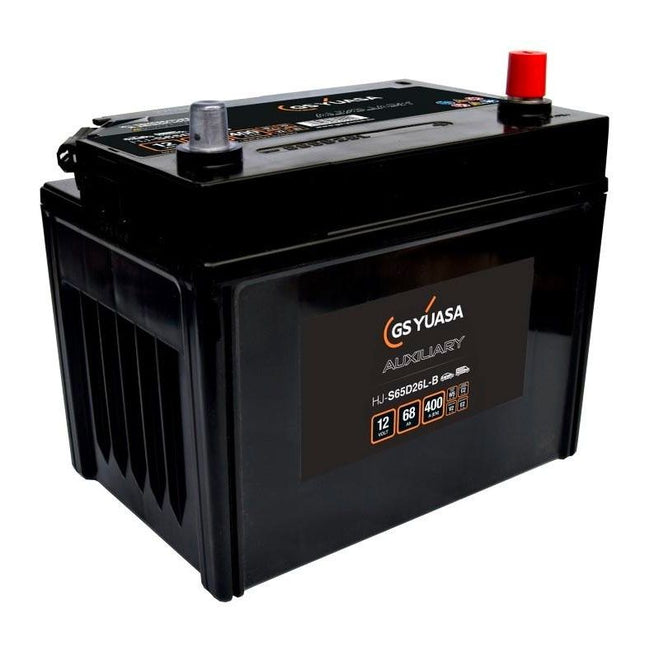HJ-S65D26L-B YUASA AUXILIARY CAR BATTERY 12V 57AH 400CCA-Powerland