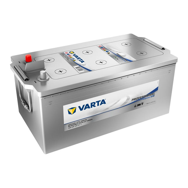 VARTA LED240 PROFESSIONAL DUAL PURPOSE EFB LEISURE BATTERY 240AH (LFD230) (930240120)-Powerland