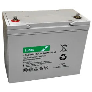 LUCAS LSLC140-12 AGM BATTERY 12V 140AH - Powerland Renewable Energy