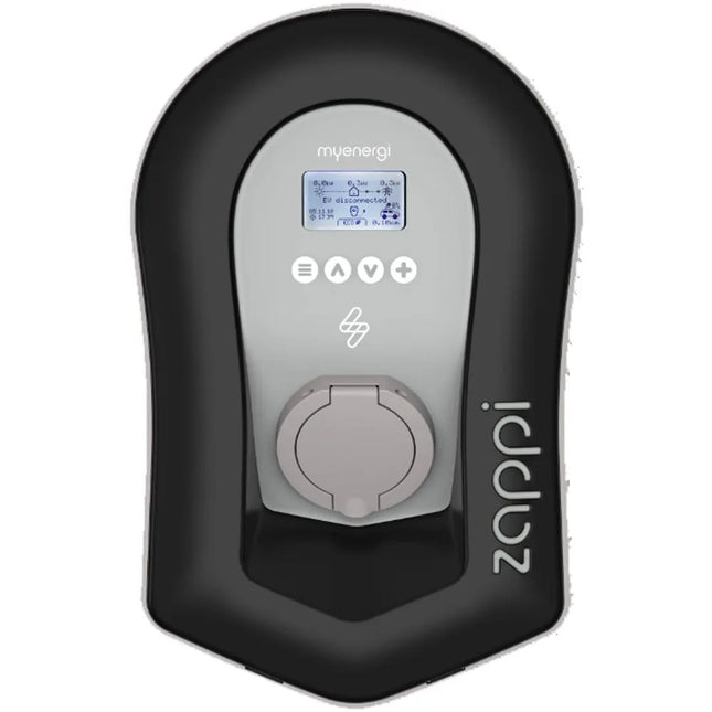 MyEnergi Zappi V2.1 Smart EV Charger (inc anti-tamper switch) - 7kW 1ph Untethered Black