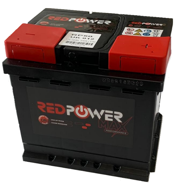 Banner Type 012 Red Power Max Premium Car Battery 12V 50AH CCA (EN) 390A-Powerland