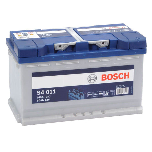 S4 011 BOSCH CAR BATTERY 12V 80AH (CCA 740 amps) Type 115 S4011-Powerland