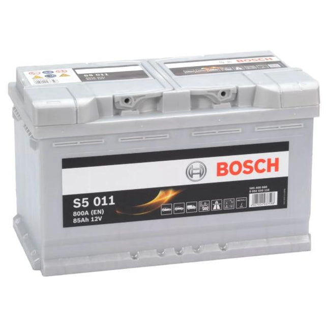 S5 011 BOSCH CAR BATTERY 12V 85AH (CCA 800amps) Type 115 S5011-Powerland