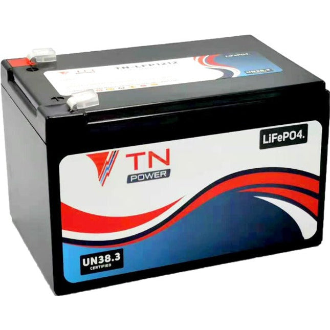 TN Power Lithium 12V 12Ah Leisure Battery LiFePO4 TN-LFP 12.8V 12AH-Powerland