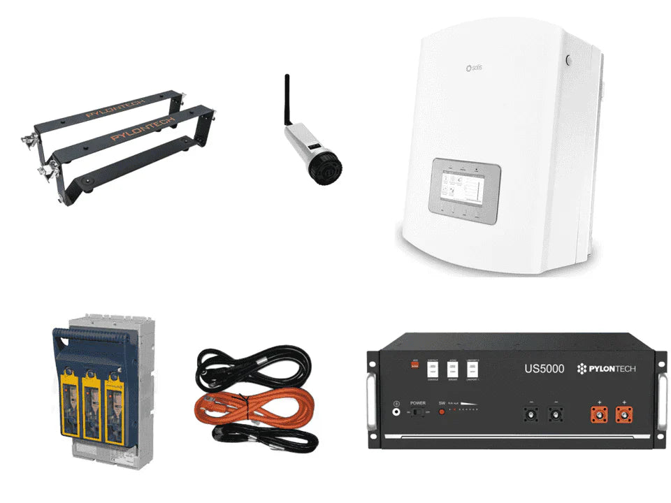 Connecteur De Support Pour Stockage Solaire Pylontech US5000 - Fixation Robuste Pour Modules Lithium