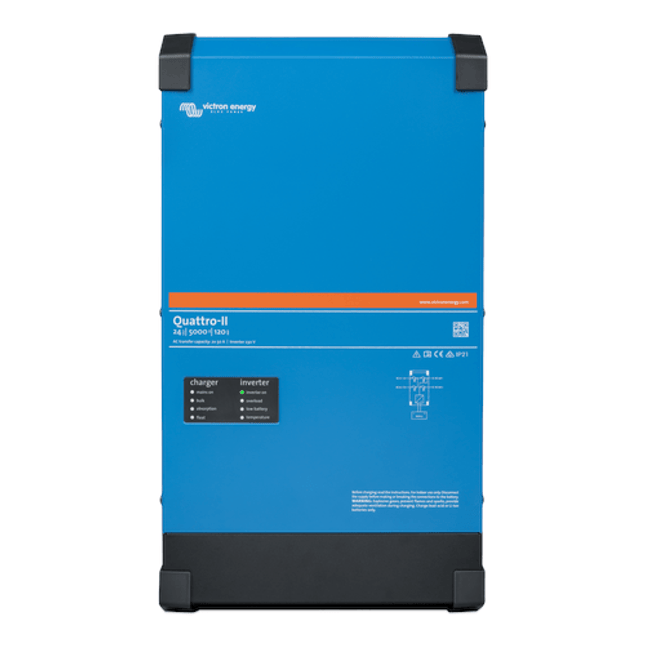 Victron Energy Quattro-II 24V 5000VA 120-50A 50A – QUA242505010-Powerland