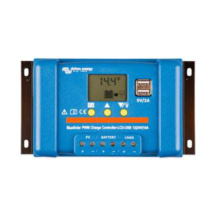 Victron Energy BlueSolar PWM LCD&USB 12/24V 20A – SCC010020050