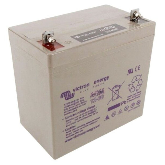 Victron Energy AGM Dual Purpose Battery 12V 60Ah – BAT412550084-Powerland