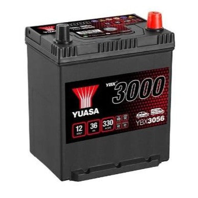YBX3056 YUASA SMF CAR BATTERY 12V 36AH 330A 054H-Powerland