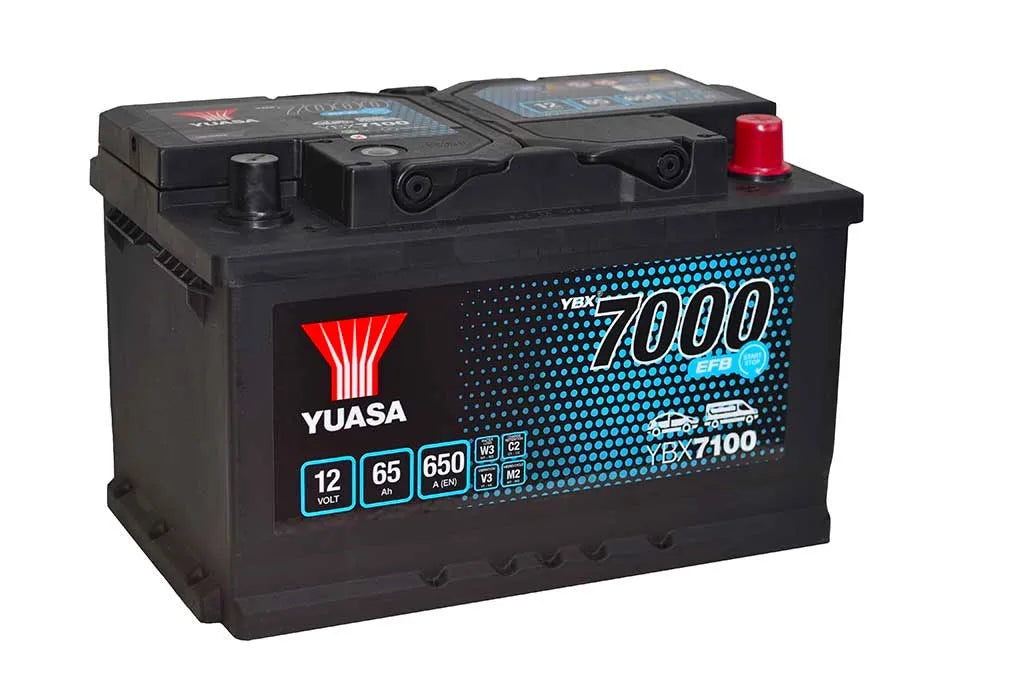Ybx7100 Yuasa Efb Start Stop Car Battery 12V 65Ah Battery