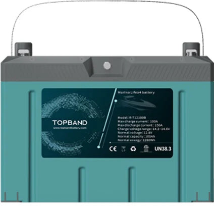 Topband T Series Plus 12V 100Ah Lithium/LifePO4 Battery With Bluetooth And Heater